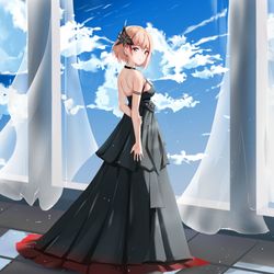 This is a pixiv picture whose title is ドレスROON.