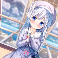 This is a pixiv picture whose title is チノちゃんと観覧車デート.