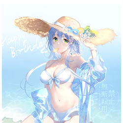This is a pixiv picture whose title is 水着.