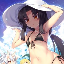 This is a pixiv picture whose title is あへ娘ちゃんのなつやすみ.