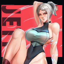 This is a pixiv picture whose title is Valorant - Jett.
