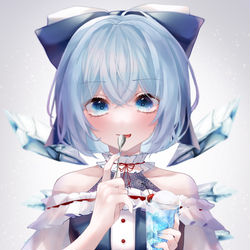 This is a pixiv picture whose title is 「一口ほしいの？あげ......ないっ！」.