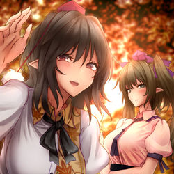This is a pixiv picture whose title is 保護.
