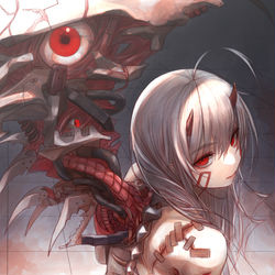 This is a pixiv picture whose title is 機生体.