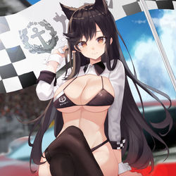 This is a pixiv picture whose title is 愛宕.