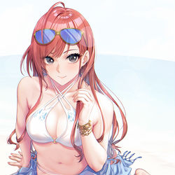 This is a pixiv picture whose title is 夏葉〜.