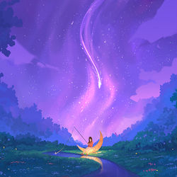This is a pixiv picture whose title is Summer Nights.