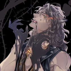 This is a pixiv picture whose title is 「人生は不公平だ。」.