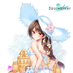 This is a pixiv picture whose title is SOULWORKER 水着コスチューム.