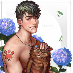 This is a pixiv picture whose title is SUMMER.