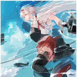 This is a pixiv picture whose title is 翔鶴.