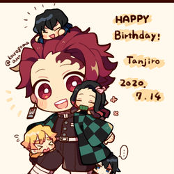 This is a pixiv picture whose title is 炭誕.