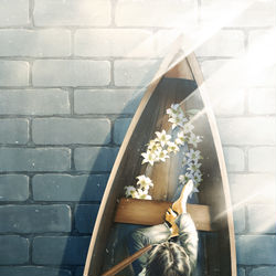 This is a pixiv picture whose title is departure.