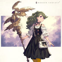 This is a pixiv picture whose title is Modern Fantasy+  4.