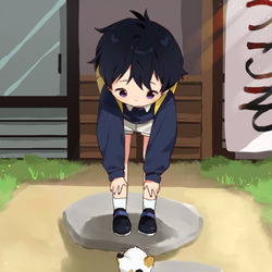 This is a pixiv picture whose title is Small meets small!.