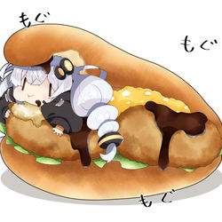 This is a pixiv picture whose title is コロッケパンあかり。.