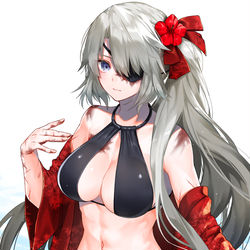 This is a pixiv picture whose title is 水着.