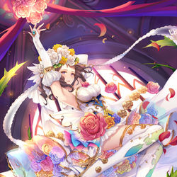 This is a pixiv picture whose title is 【ロマンシング サガ リ・ユニバース】白薔薇姫.