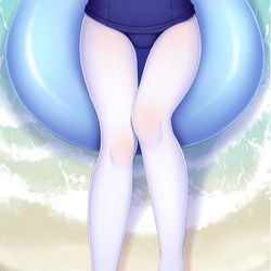 This is a pixiv picture whose title is 沙滩.