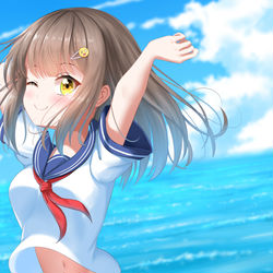 This is a pixiv picture whose title is 海子姐生日快乐.