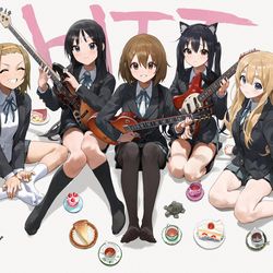 This is a pixiv picture whose title is K-on!.
