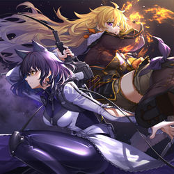 This is a pixiv picture whose title is RWBY bumbleby.