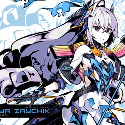 This is a pixiv picture whose title is ブローニャ・ザイチク [DIVA OF REASON].