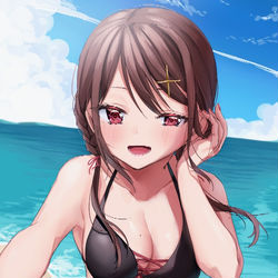 This is a pixiv picture whose title is はやく行こっ.