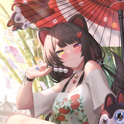 This is a pixiv picture whose title is 夏服いぬい.