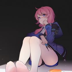 This is a pixiv picture whose title is 蓝毒（（（.