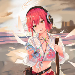 This is a pixiv picture whose title is 夏日泳装番外篇一能天使.