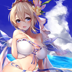 This is a pixiv picture whose title is ぐらぶる水着まとめ（7月前半）.