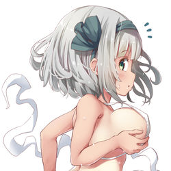 This is a pixiv picture whose title is 日焼け妖夢ちゃん。.