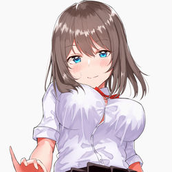 This is a pixiv picture whose title is 紐パンの構え.