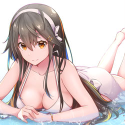 This is a pixiv picture whose title is 榛名.