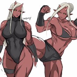 This is a pixiv picture whose title is オリジナル鬼娘さん.
