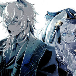 This is a pixiv picture whose title is シルバーアッシュ家.