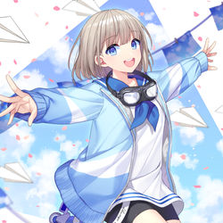 This is a pixiv picture whose title is あさひ.
