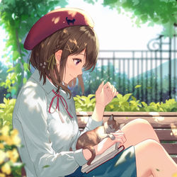 This is a pixiv picture whose title is 「 しょうがないなぁ 」.