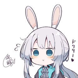 This is a pixiv picture whose title is 白うさぎ.