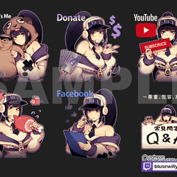 This is a pixiv picture whose title is 2020 RUDEN's Twitch images.