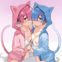 This is a pixiv picture whose title is レムラム.