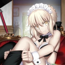 This is a pixiv picture whose title is 水着メイドオルタ！.