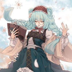 This is a pixiv picture whose title is 飞花小熊.