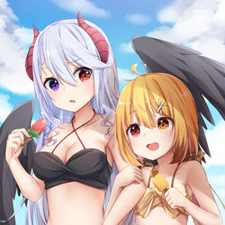 This is a pixiv picture whose title is 水着.