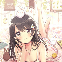 This is a pixiv picture whose title is 何して遊ぼっか？.