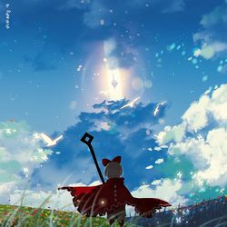 This is a pixiv picture whose title is Daylight Prairie.