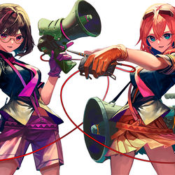 This is a pixiv picture whose title is 恋は戦争.