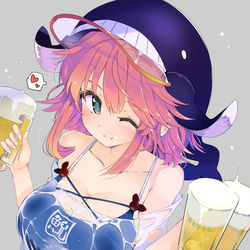 This is a pixiv picture whose title is 鯢呑亭海の家出張版.