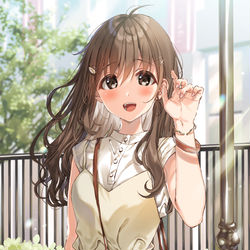 This is a pixiv picture whose title is 待ち合わせ.